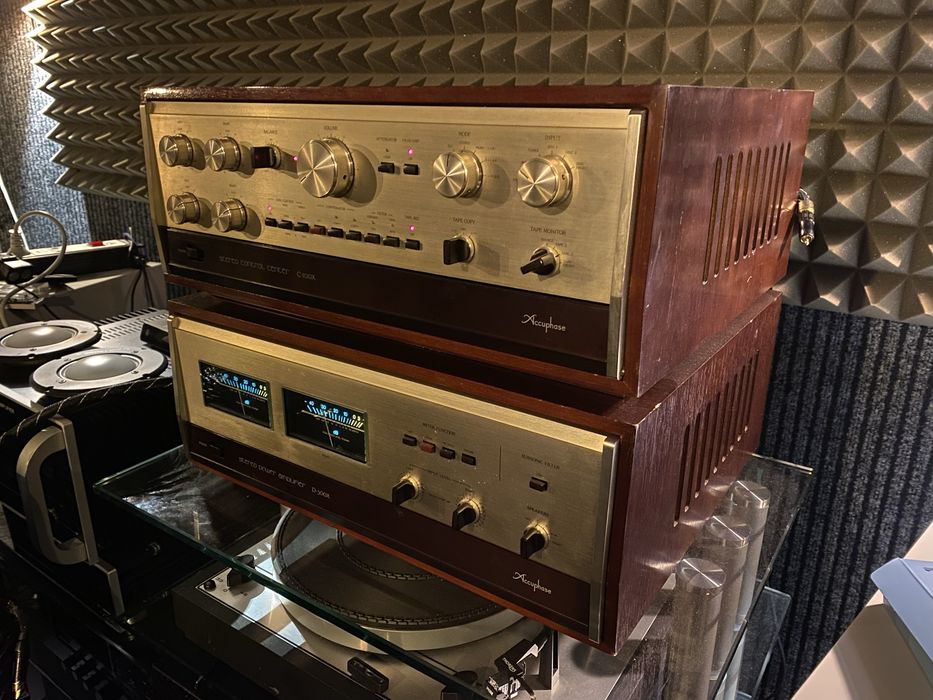 Accuphase P300X+Accuphase C200X końcówka mocy + preamp HighEnd