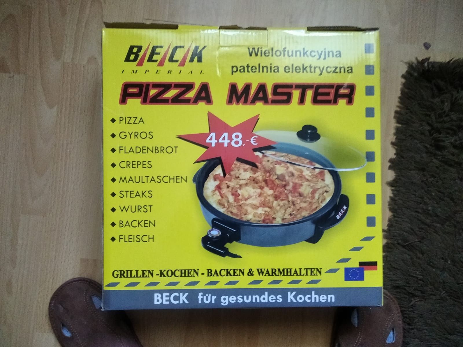 Patelnia elektryczna Pizza Master