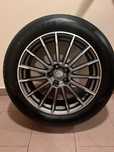 Zestaw letnich opon z felgami.Felga Alu AEZ.Opona 235/55R19.Good Year!