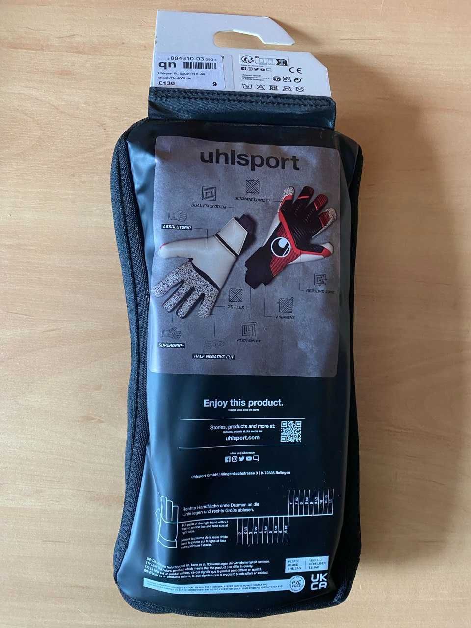Воротарські перчатки професійні Uhlsport PL SpGrp FI Sn99