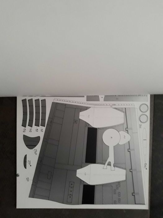 Model kartonowy Liberator GPM nr 6/97 duży format A 3