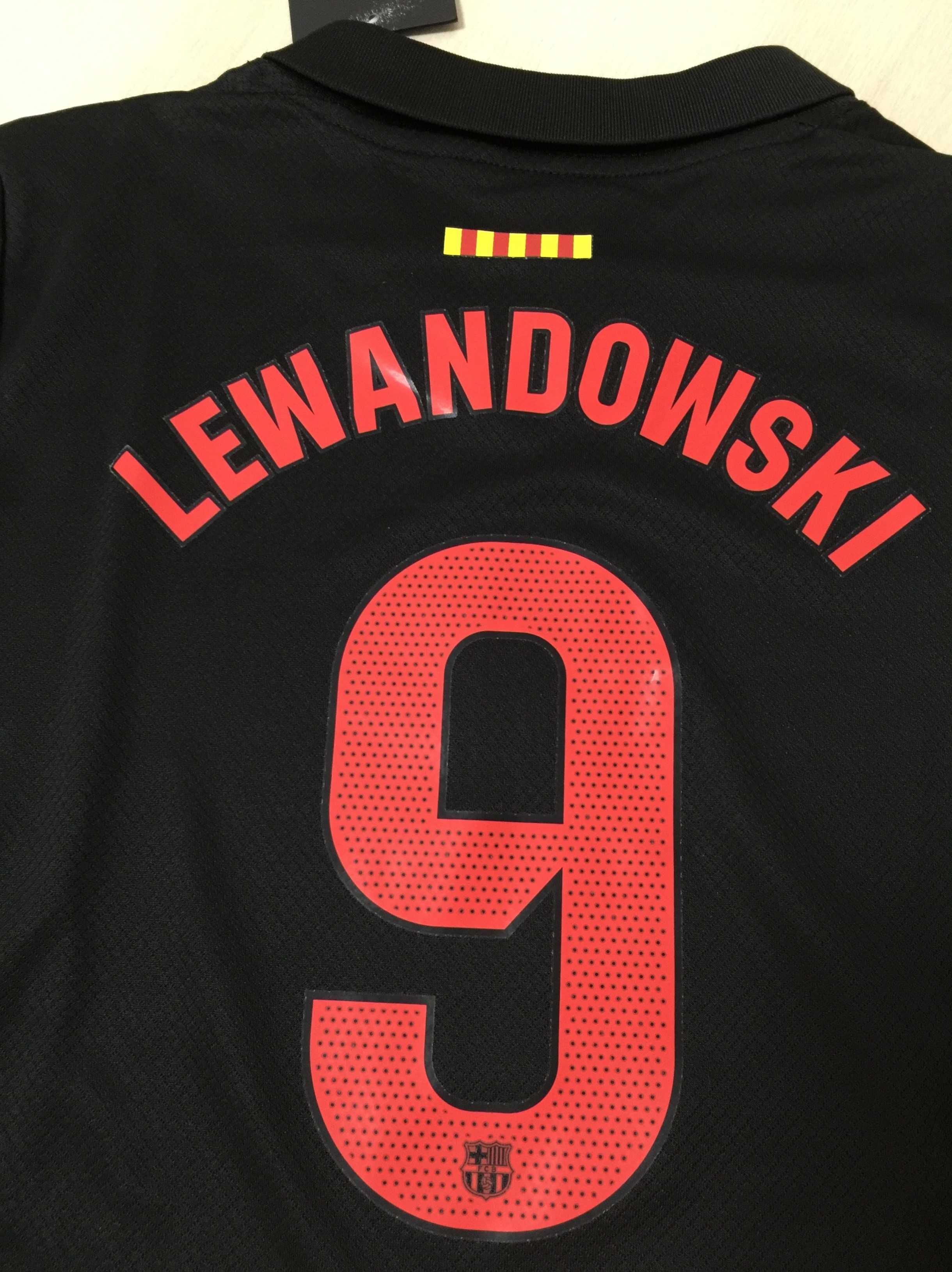Koszulka dziecięca #9 Lewandowski FC Barcelona wyjazdowa 22