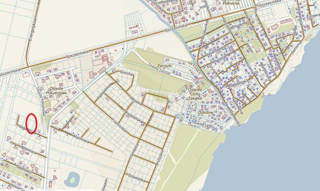 Działka budowlana Morzyczyn 1121m, plan, media.