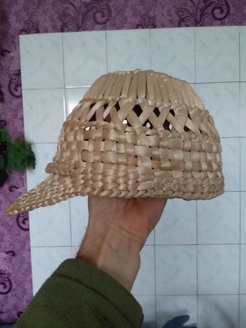 Шляпа ,Кепка из рогозы (камыша) 56 размер еще называют кепка пасечника