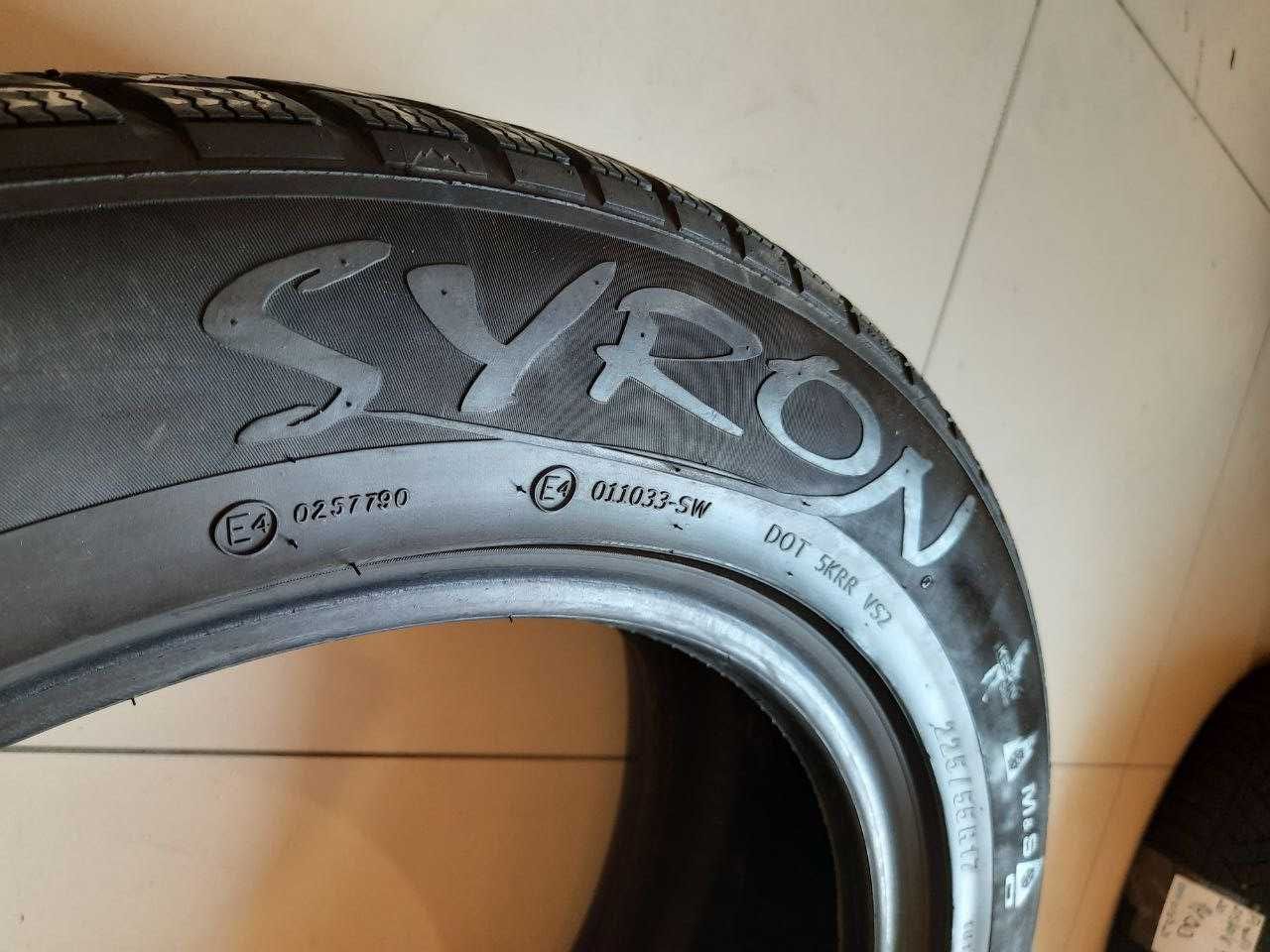 Пара шин б/у 225/55R17 101V XL Syron Everest 1