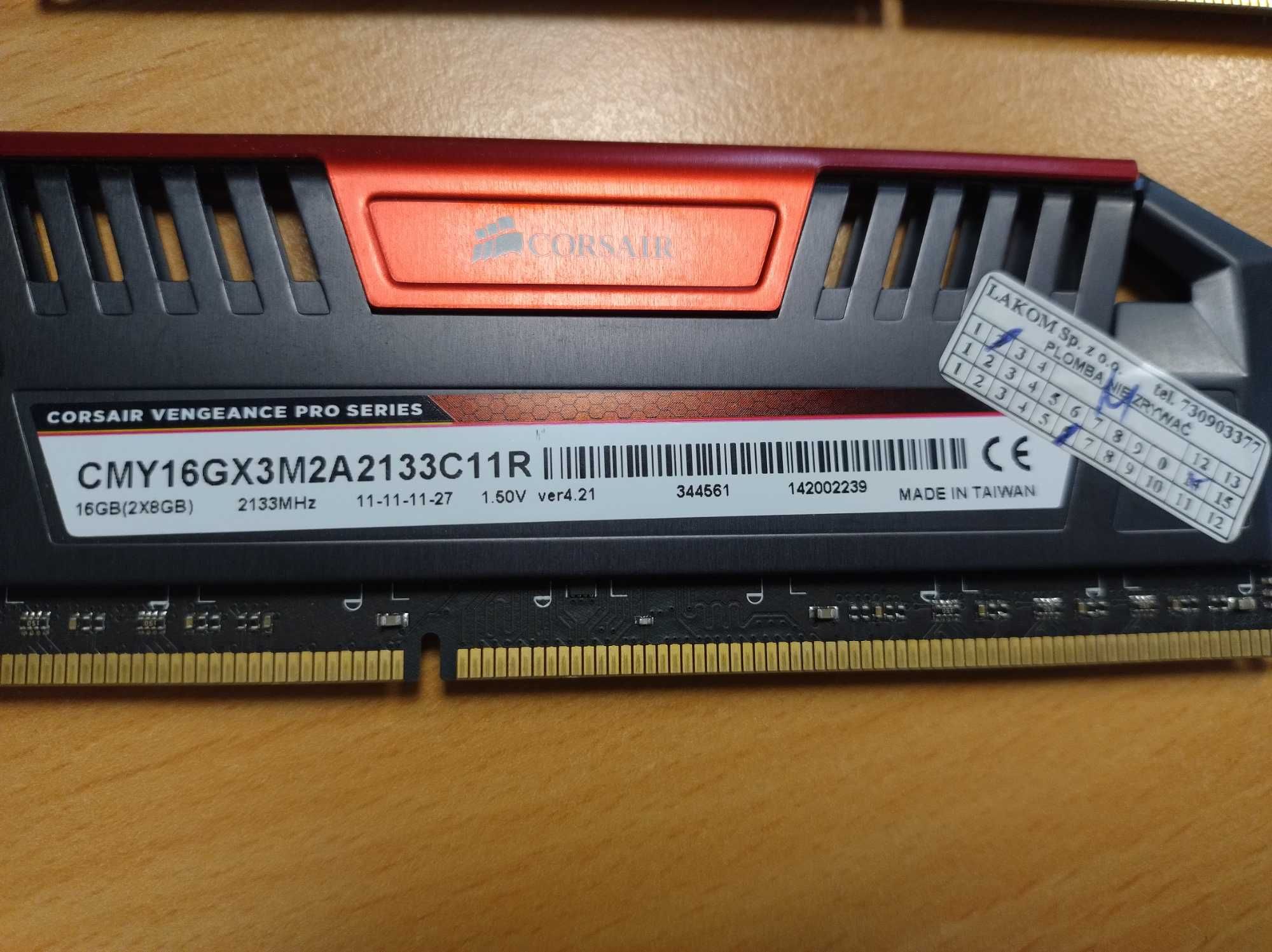 2x8gb ddr3 Corsair Vengeance Pro Series