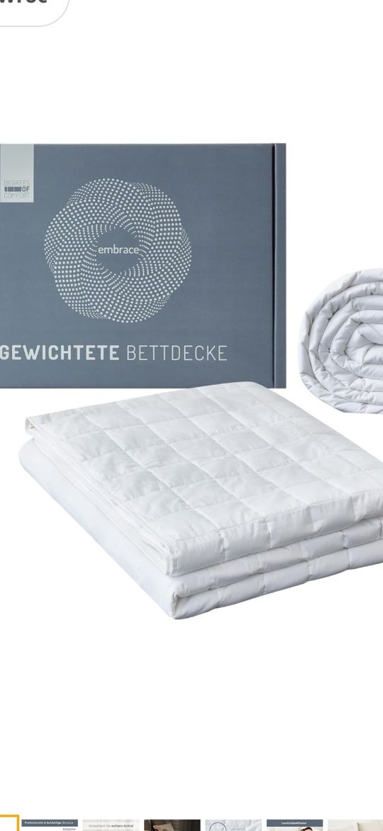 Degrees of Comfort kołdra cienka obciążeniowa, 2̶0̶0̶-cena sklepowa