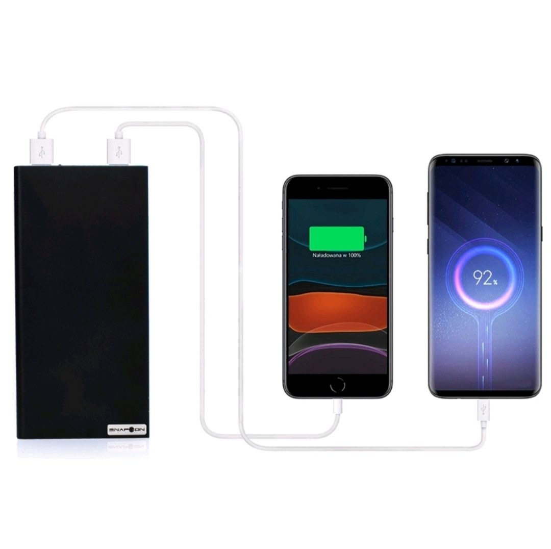 Powerbank aluminiowy z wbudowaną latarką 20000mAh