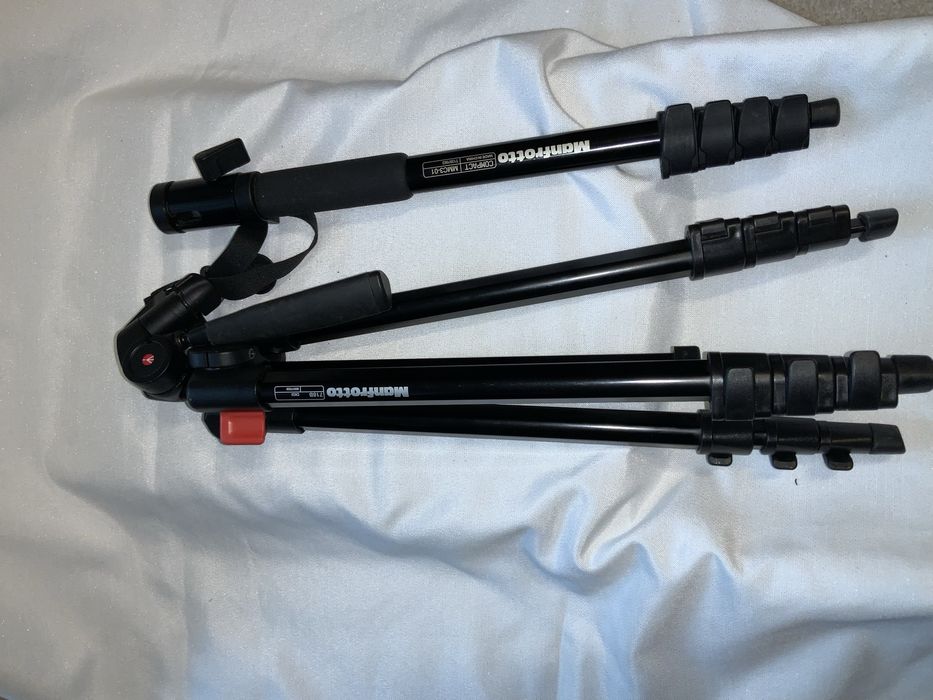Statyw plus monopod Manfrotto