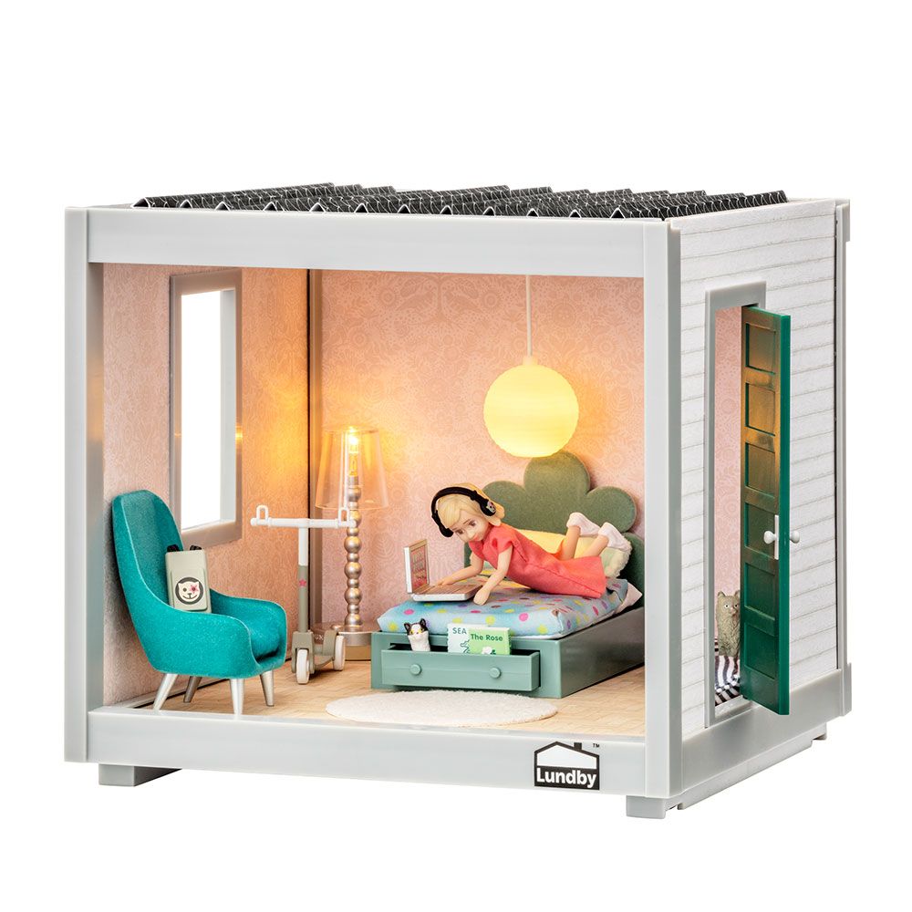 Domek dla lalek pokój 22 cm zabawka dla dzieci odgrywanie ról Lundby