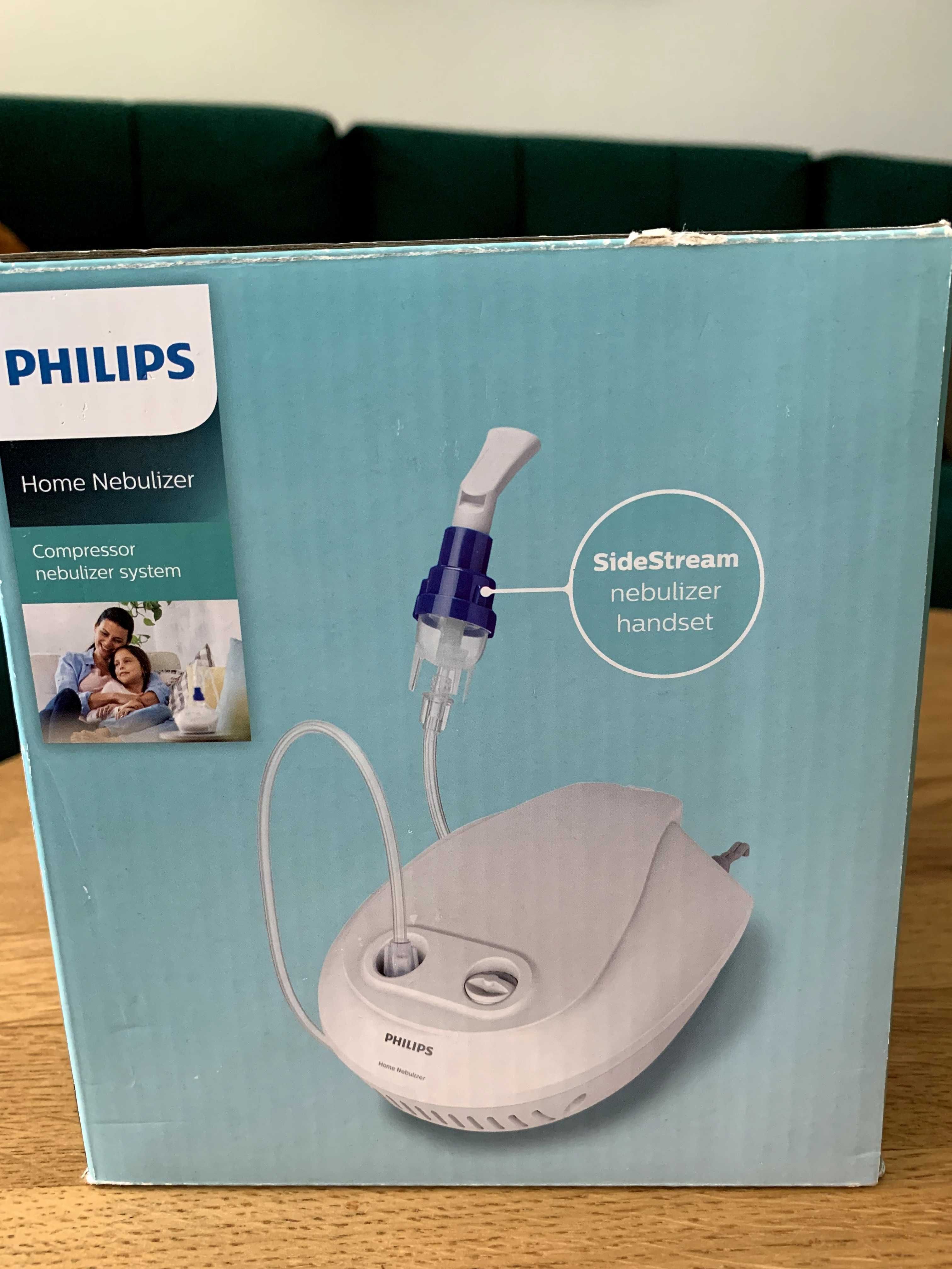 Philip Home Nebulizer inhalator nebulizator + 4 wymienne nowe filtry