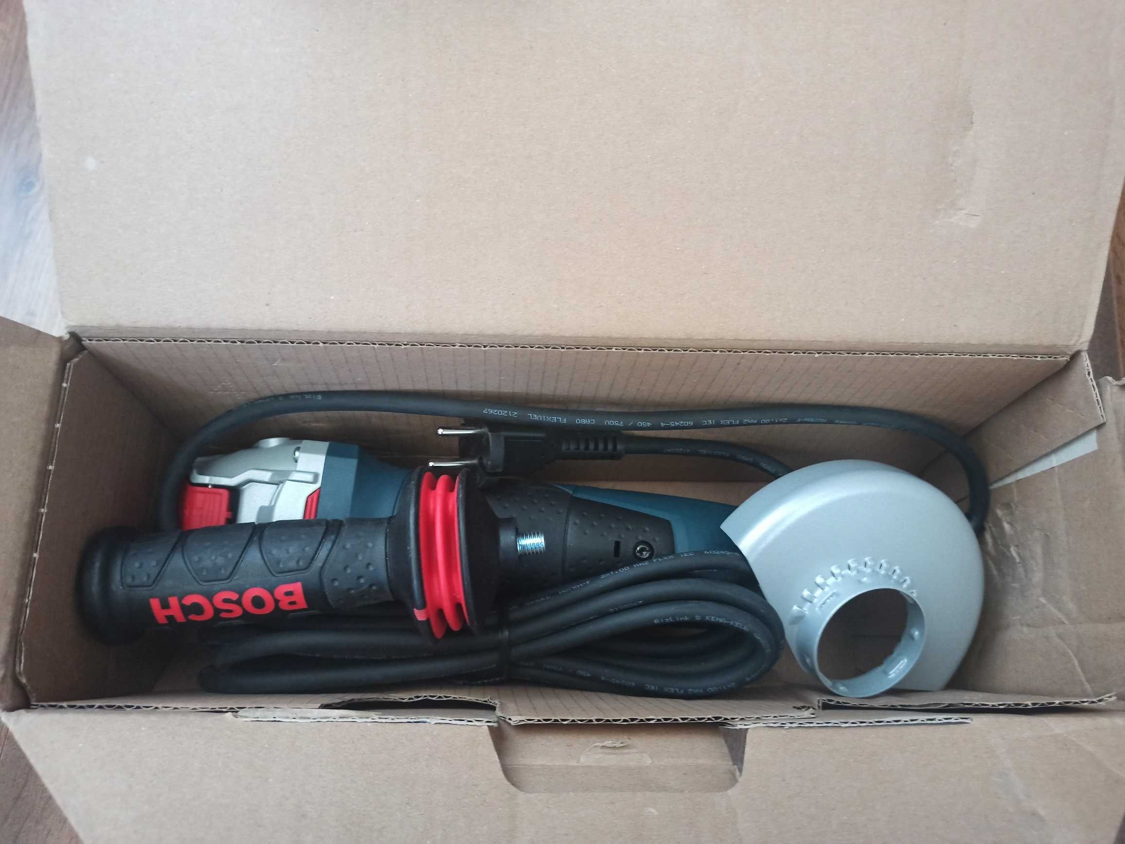 Bosch GWX 17-125 S Szlifierka kątowa X-Lock 1700W 125mm - FAKTURA