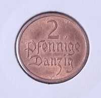 Stare monety / 2 pfennig danzig 1923 r.
