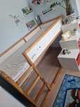 Łóżko KURA IKEA - 2 materce