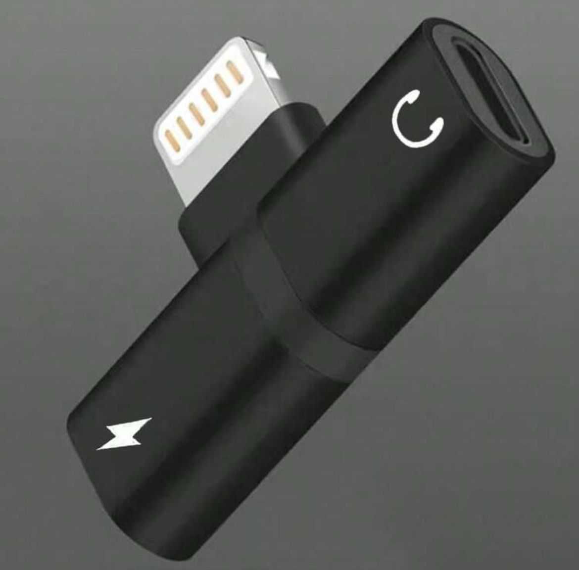 Adaptador phones dos ouvidos + Carregamento compatível iphone