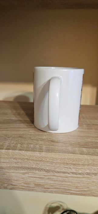 Kubek ceramiczny z motywem z bajki Muminki nowy 330 ml