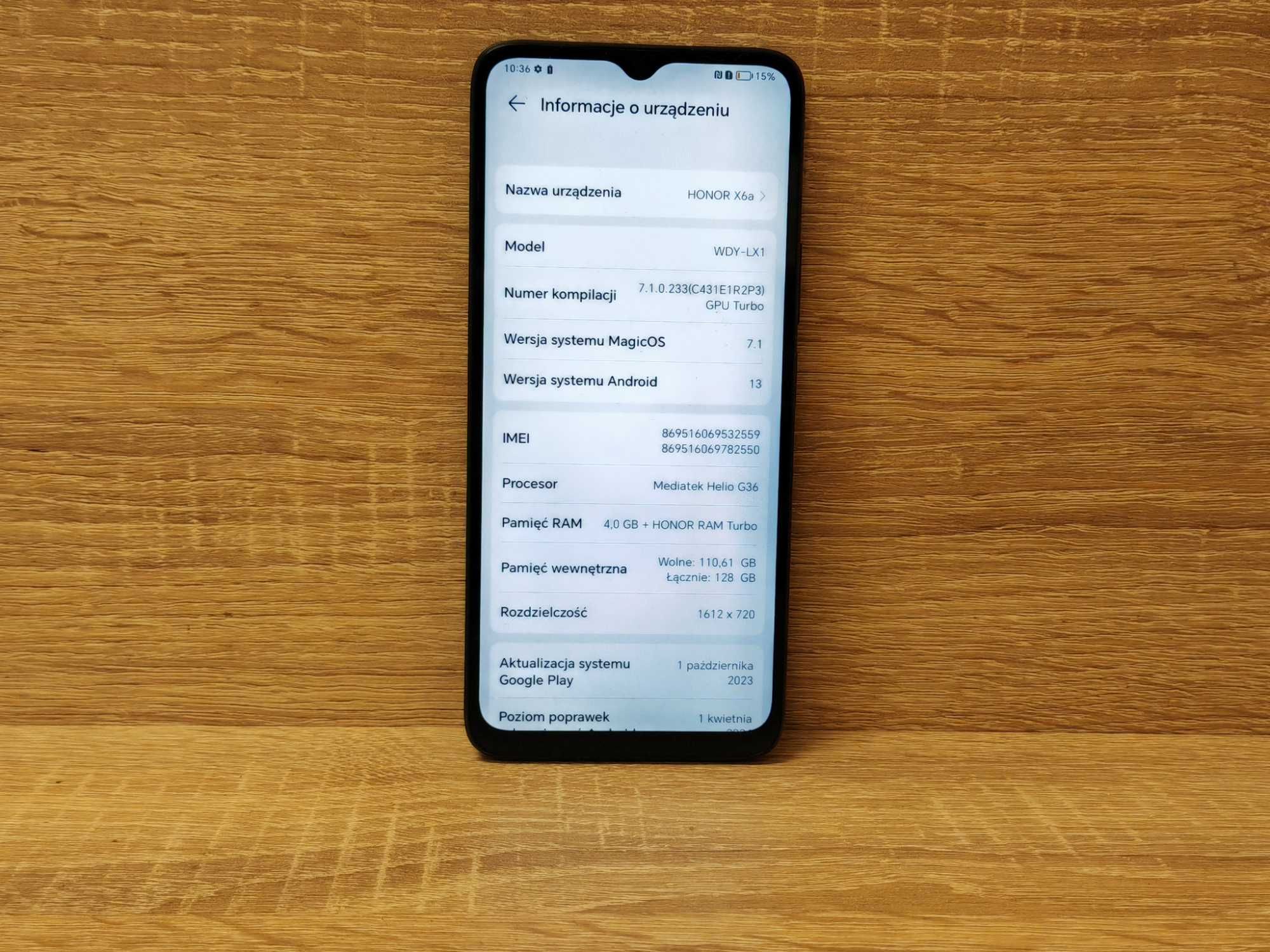 Smartfon Honor X6a LTE Czarny