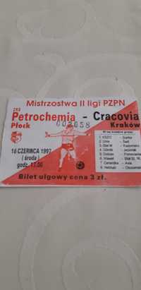 bilet z meczu Petrochemia -Cracovia 18 czerwca 1997