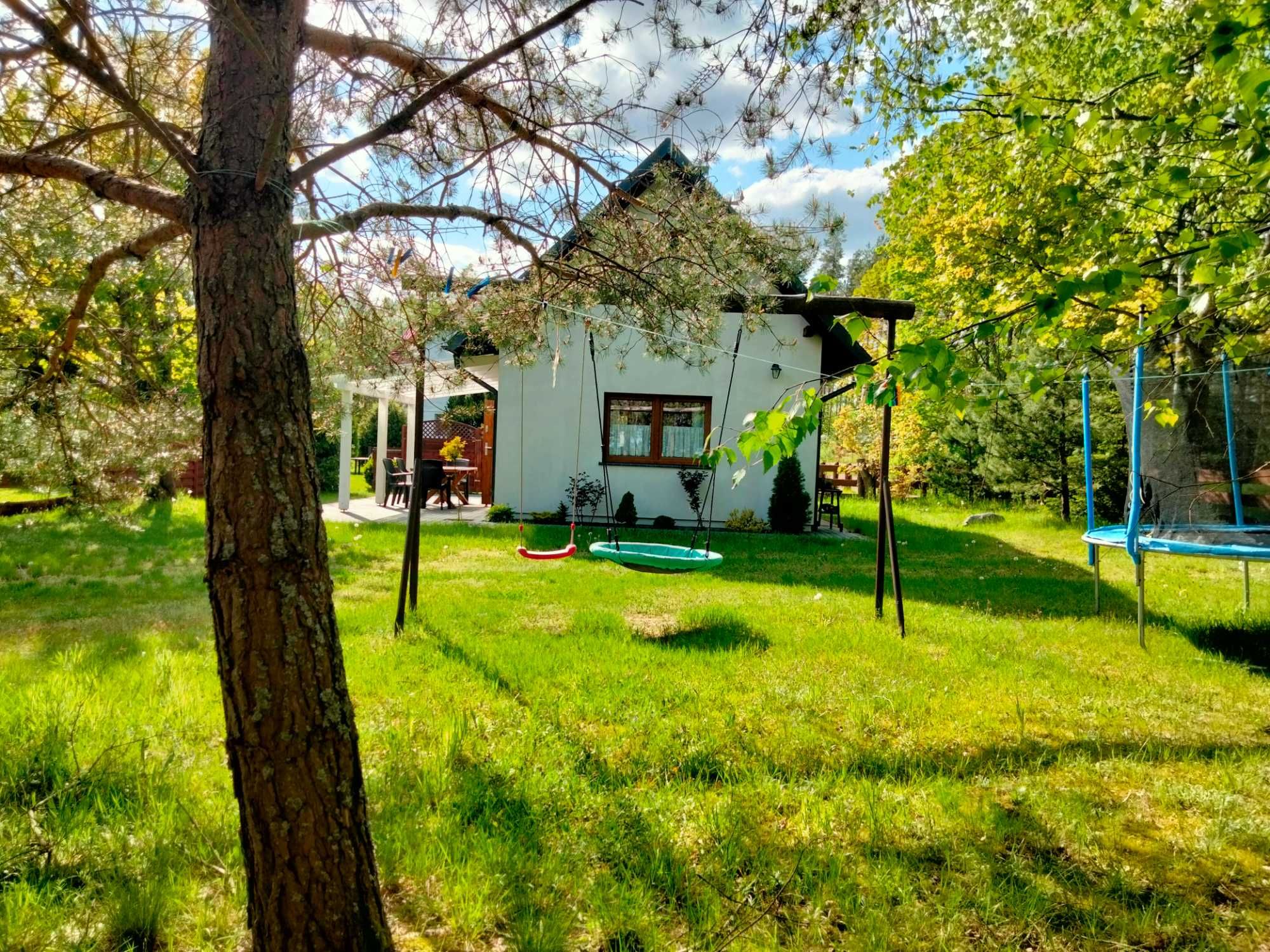 Domek Kaszuby w lesie nad Rzeką Trzebiochą  Noclegi Bory Tucholskie