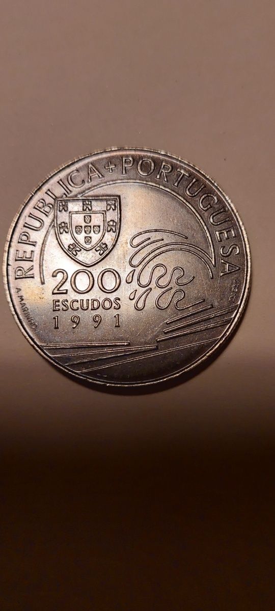Moeda 200 escudos, 1991 - III Série dos Descobrimentos - À Descoberta
