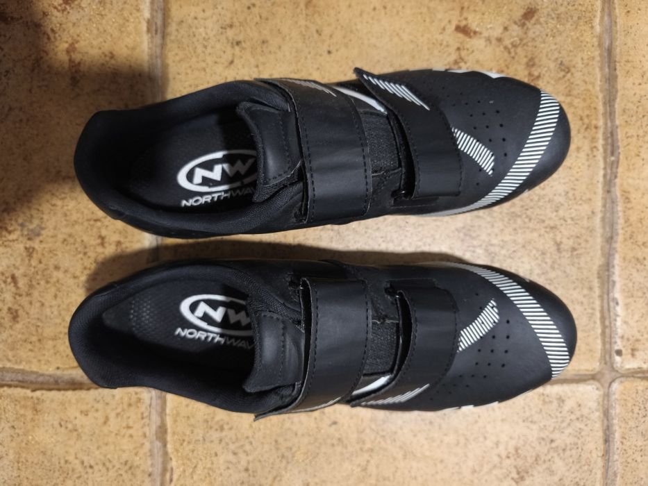 Sapatos bicicleta encaixe