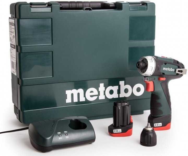 Шуруповерт аккумуляторный Metabo PowerMaxx BS Basic 12 В 2 Ач