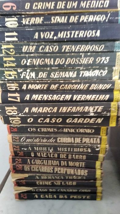 A Coleções; Vampiro, Valentes, Negra,Dalia,Rosa,Diamantina,Conan Doyle