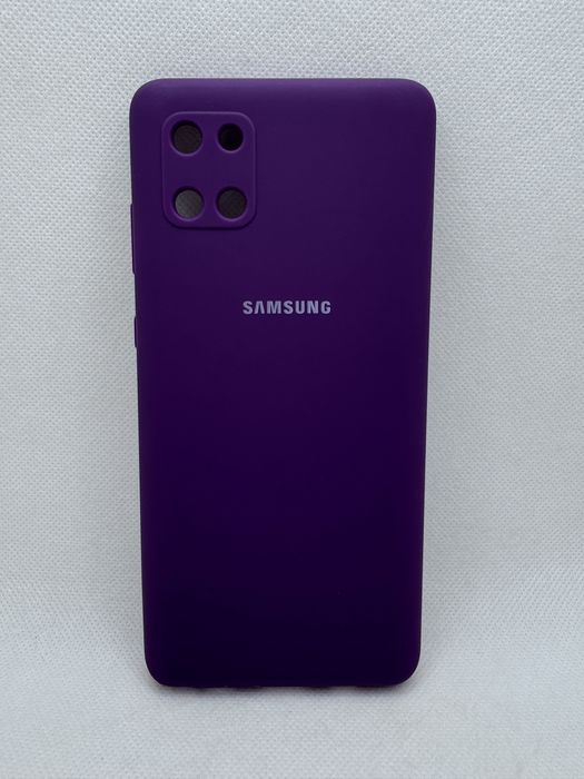 Силиконовый чехол A81 для Samsung Note 10 lite  микрофибра нот 10 лайт