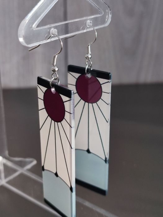 Сережки танджіро "клинок, який знищує демонів"