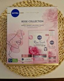 Zestaw kosmetyków Nivea Rose Touch krem Tonik maska zestaw nowy