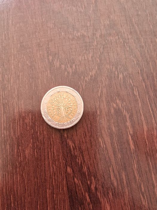 Moeda 2 euros francês  2001