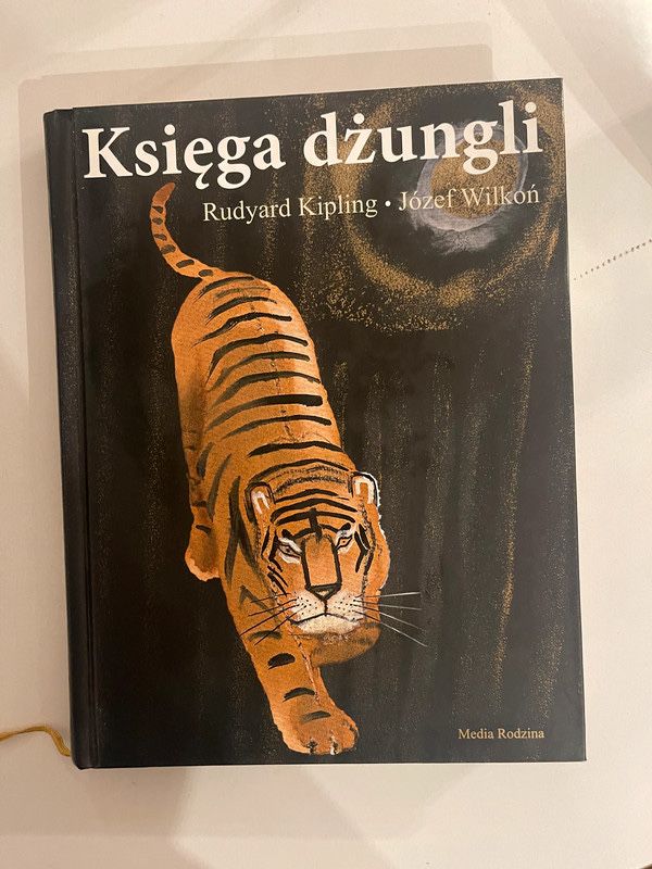 Ksiazka „Ksiega dżungli” Rudyard Kipling Józef Wilkon”