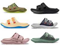 Тапочки слайдеры резиновые Hoka Ora Luxe оригинал разные цвета сланцы