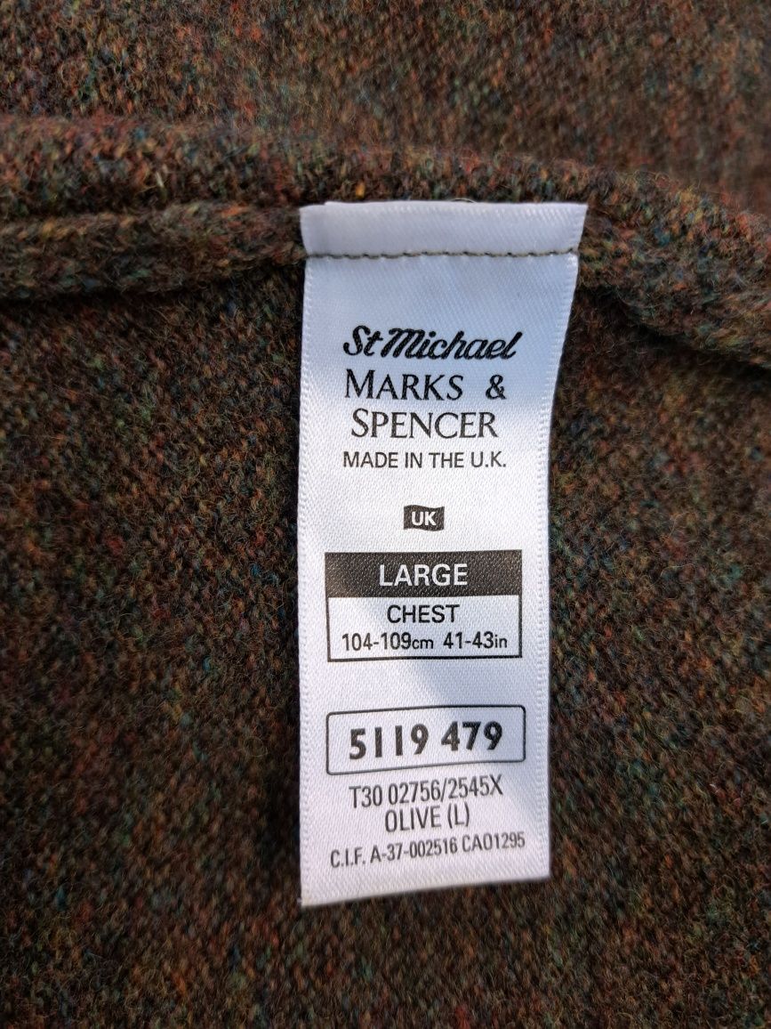 Marks & Spencer sweter męski 100% wełna