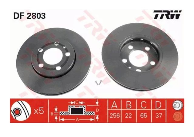 Тормозные диски TRW DF2803