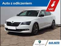 Skoda Superb 2.0 TDI Sportline , Salon Polska, 190 KM, Automat, VAT 23%, Skóra,