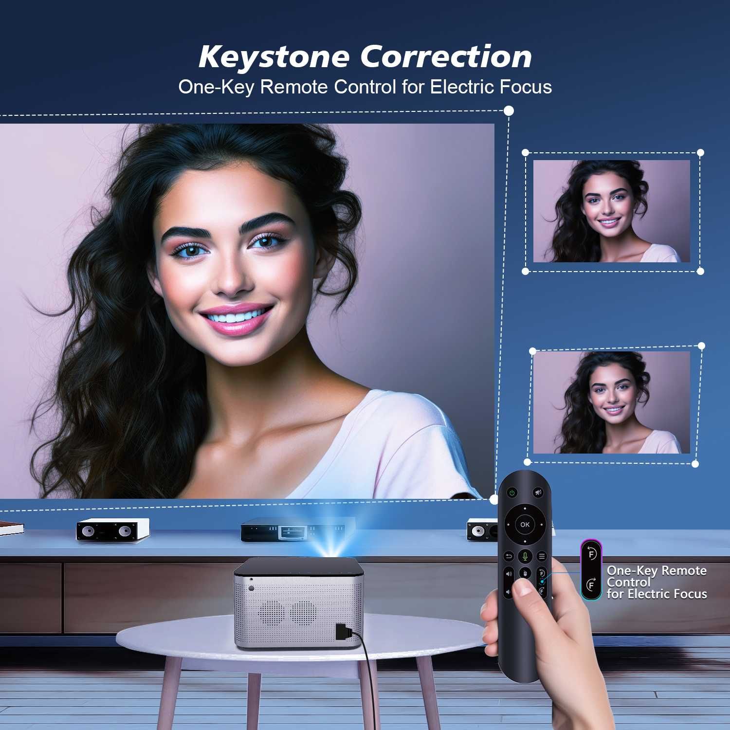 PROJEKTOR 4K LCD Magcubic HY350 do kina domowego przenośny WIFI LED BT