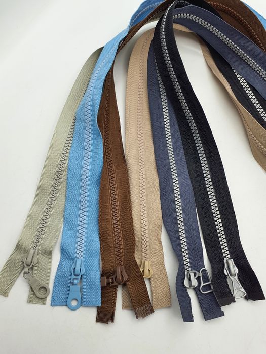 Zamek suwak kostka zestaw 6 szt.od 65 cm.do 80 cm.