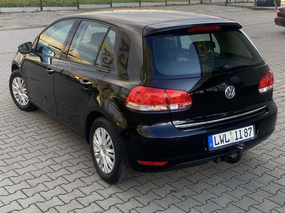 VW Golf 6 , 1.6 MPI 102KM 5 Drzwi Klima Nowe Opony NIEMIEC