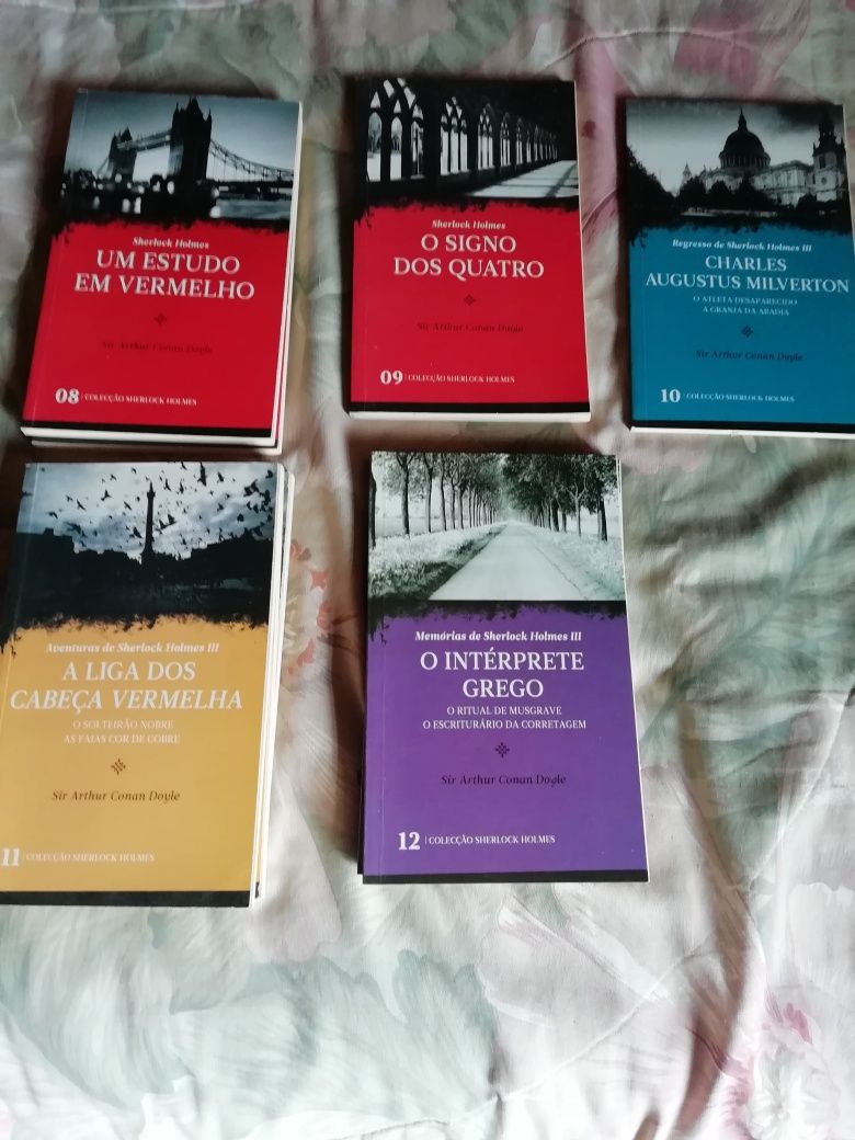 Livros da colecção Sherlock Holmes