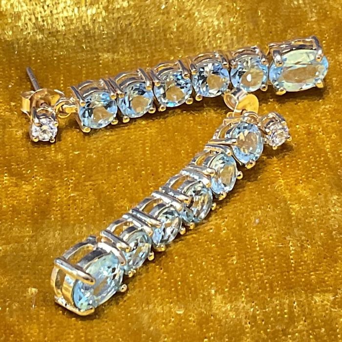 Brincos prata 925 banho ouro 4,5 cm