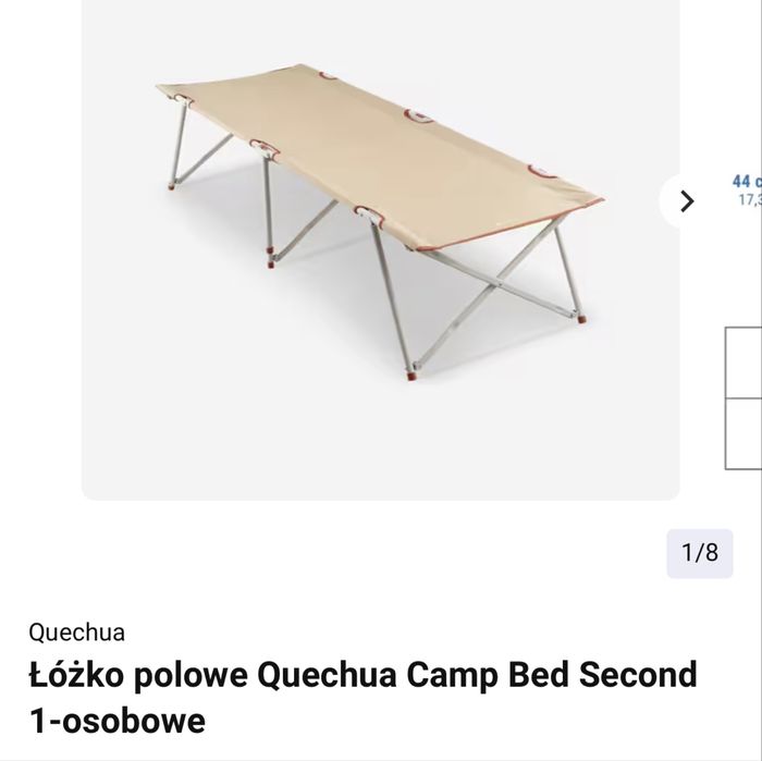 Lozko polowe Quechua Camp Bed Second 1 osobowe
