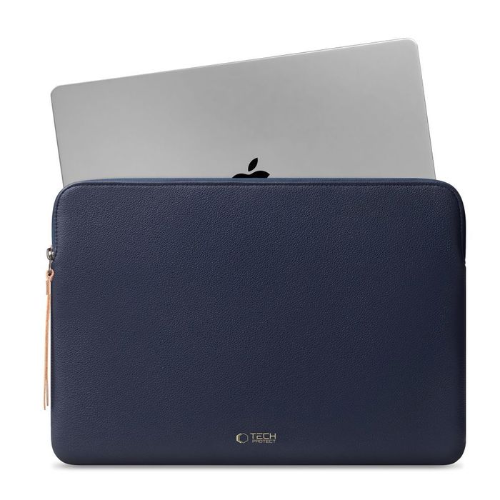 Pokrowiec Tech-Protect Fleece do laptopa 13-14 cali Navy Blue