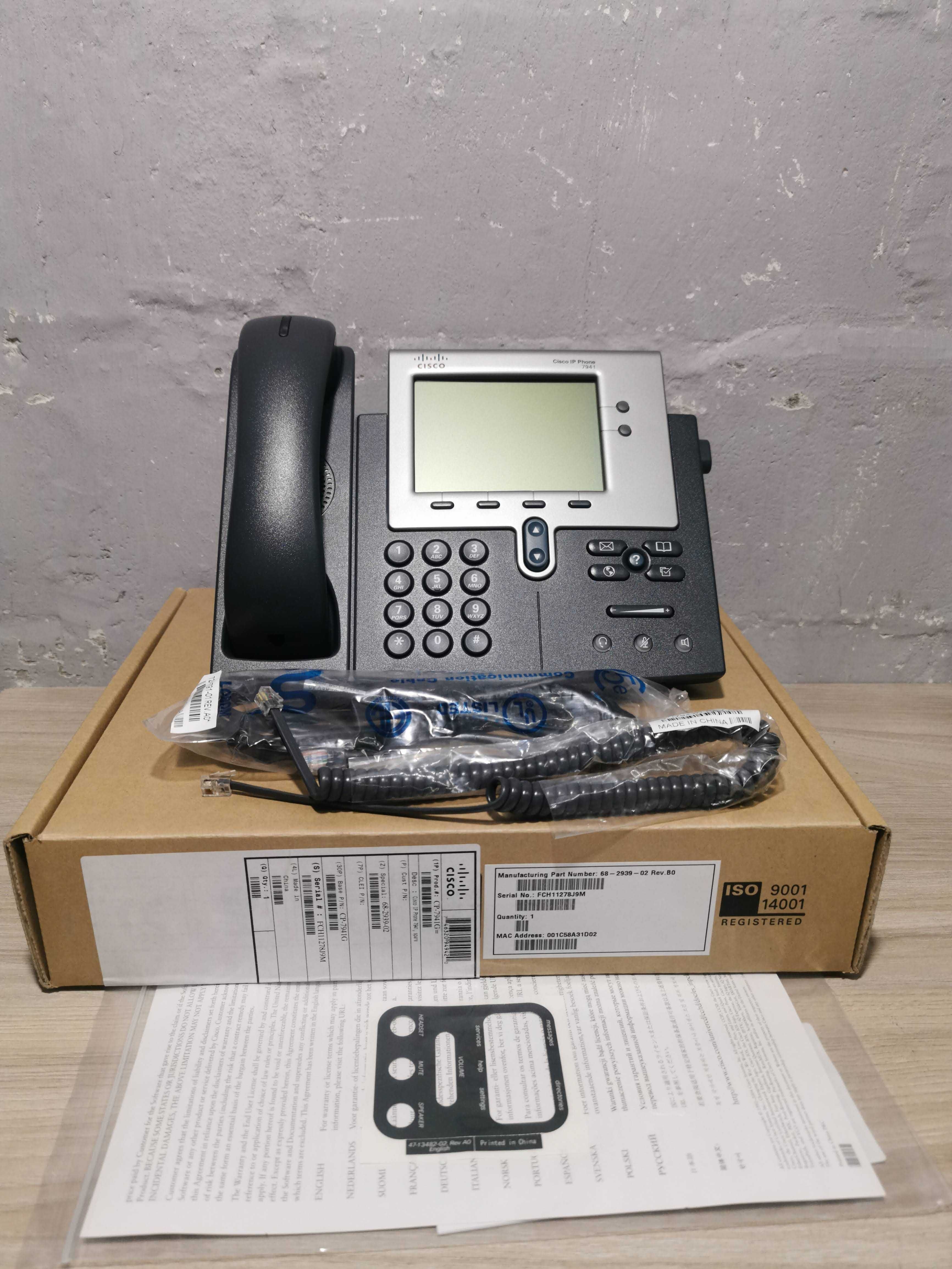 НОВЫЕ IP-телефоны Cisco 7941G