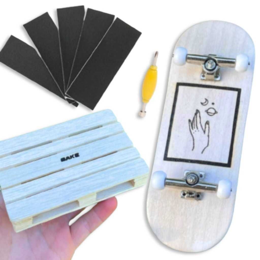 NOWY! ZESTAW DESKOROLKA Fingerboard set + Paleta