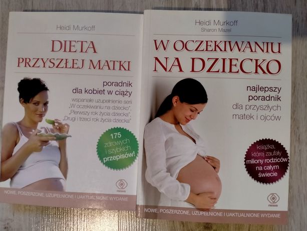 Książka (2sztuki) "W oczekiwaniu na dziecko" i "Dieta przyszłej matki"