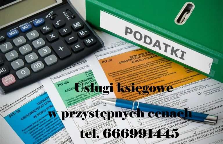 Usługi księgowe, kadrowo płacowe, obsługa Stowarzyszeń i Fundacji