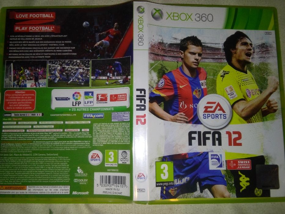 XBOX 360 FIFA 12 (ліцензійний)