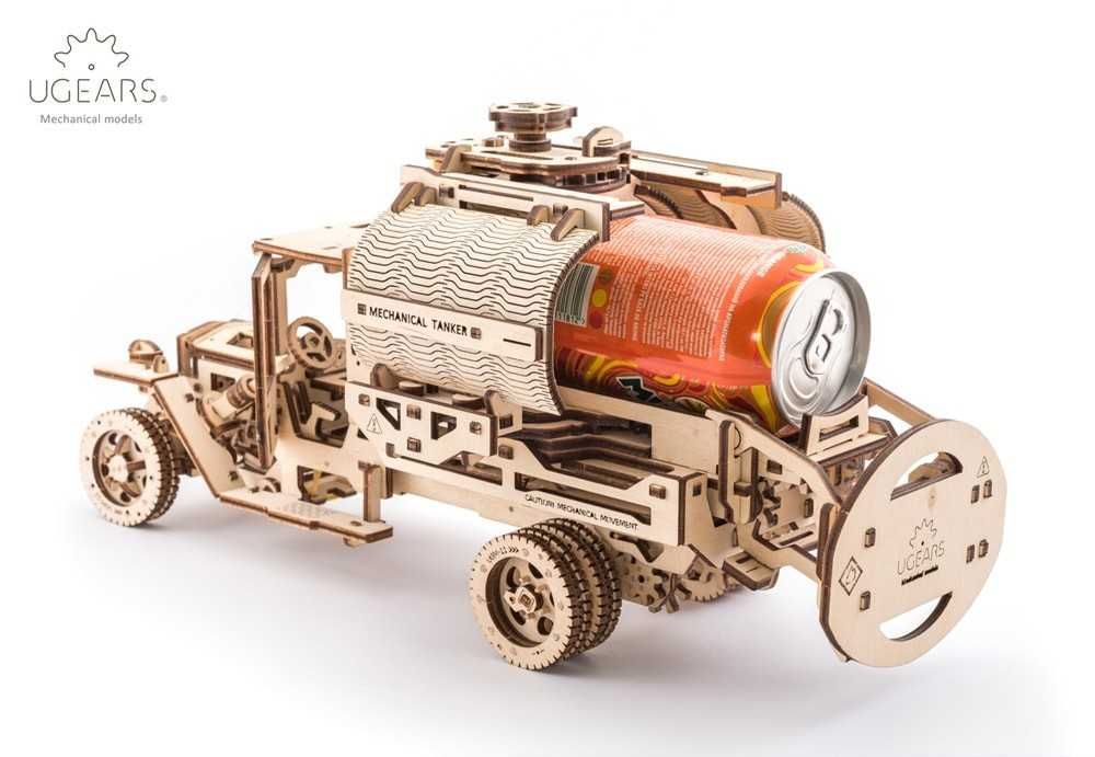 3D модель-конструктор дерев'яний "Автоцистерна" від Ugears