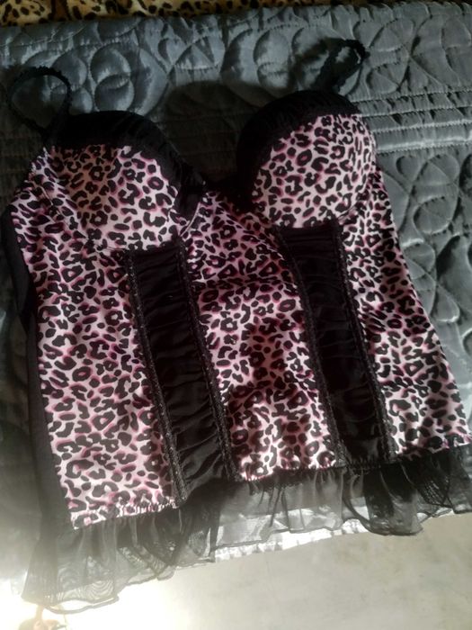 Corpete léopardo Rosa calzedonia S/M